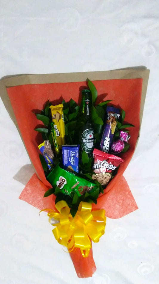 Ramillete Cerveza y Dulces