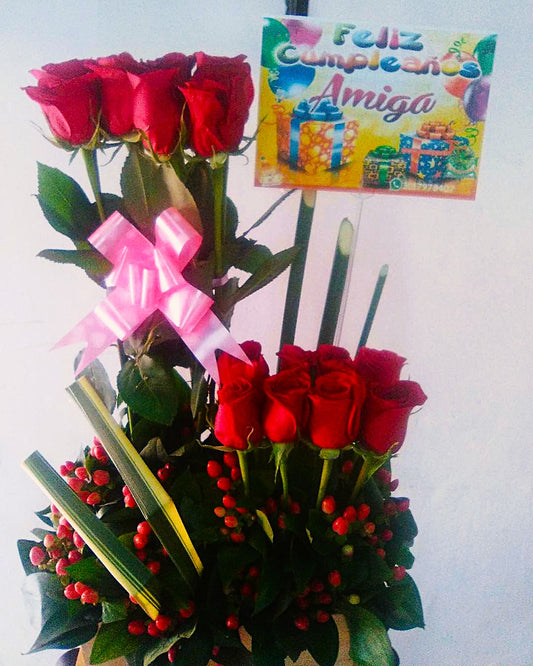 Ikebana Rosas