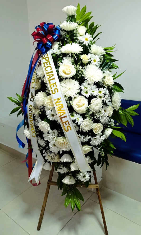 Pedestal Fúnebre Rosas, Fully y Margaritas