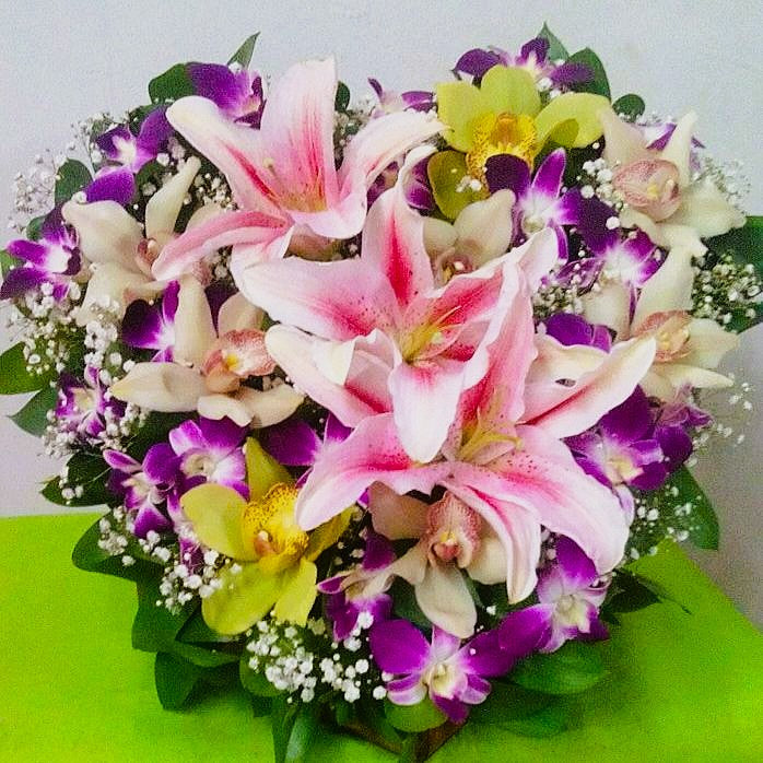Bouquet Orquídeas y Lirios